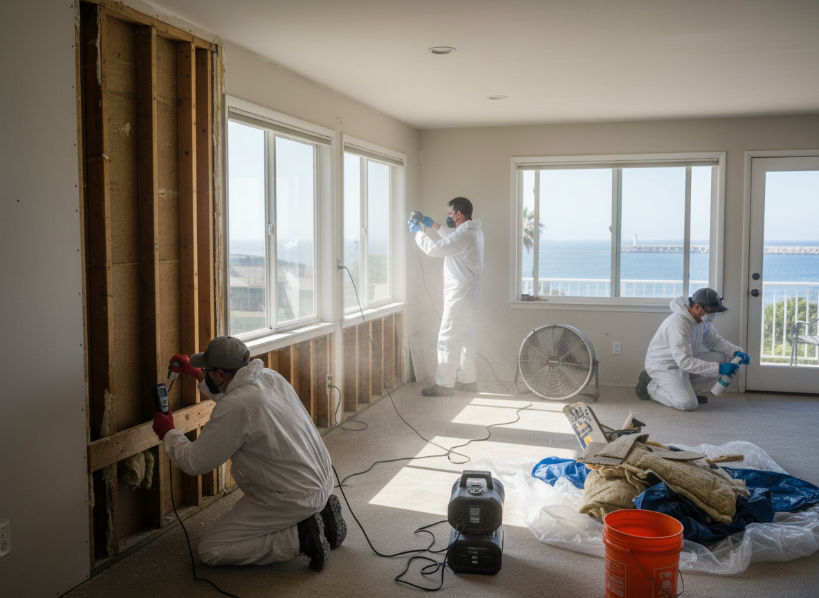Preventing Mold Growth After Minor Flooding in Coastal San Pedro