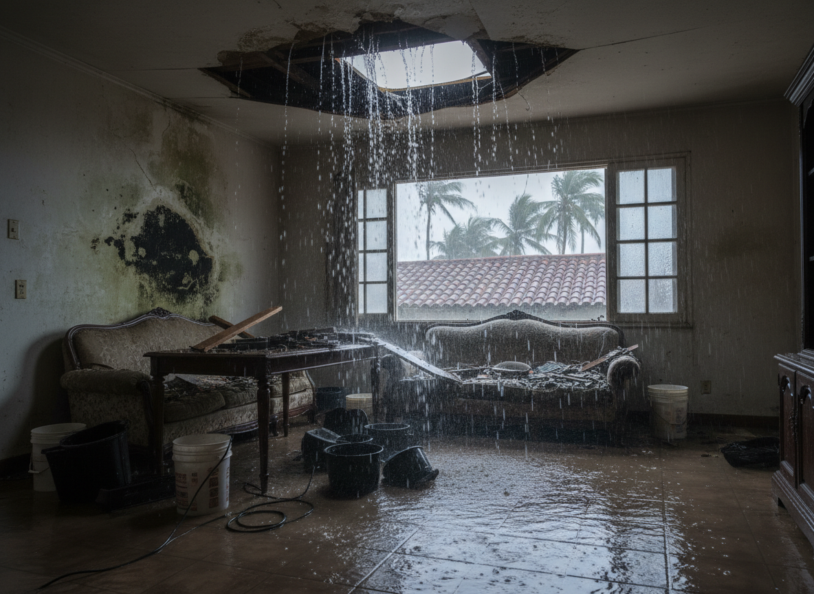 Water Damage Risks During San Pedro's Rainy Season