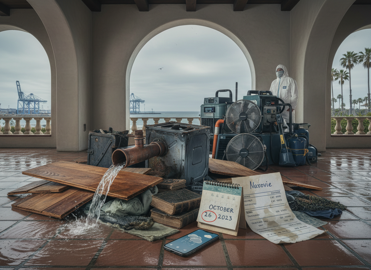 What Influences Water Damage Restoration Costs in San Pedro