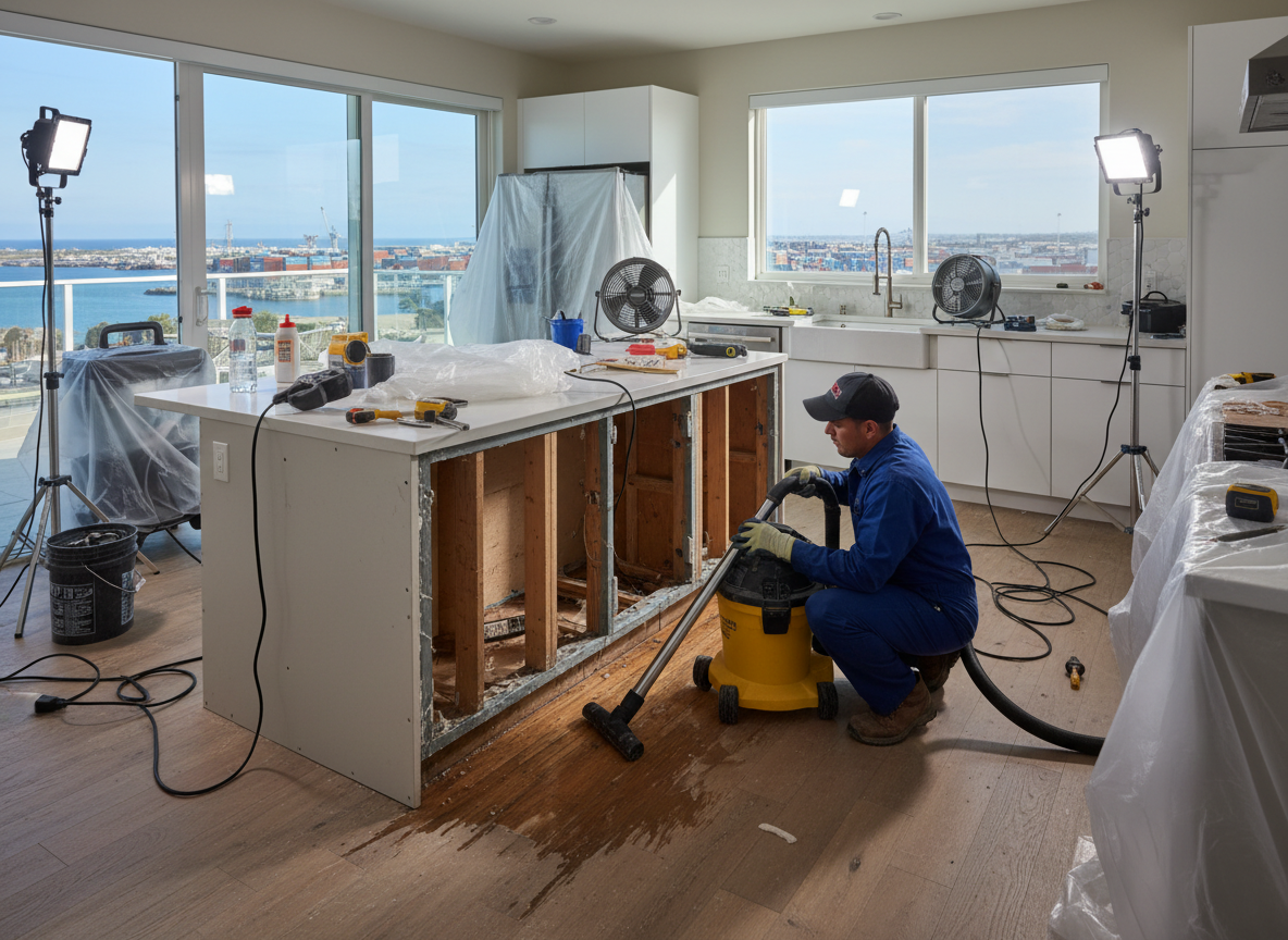 Kitchen Water Damage Repair in San Pedro, CA