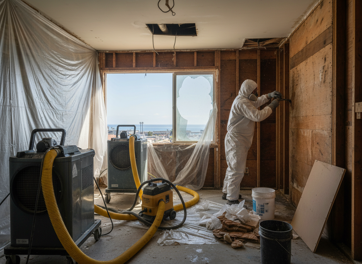 Mold Remediation After Water Damage in San Pedro, CA