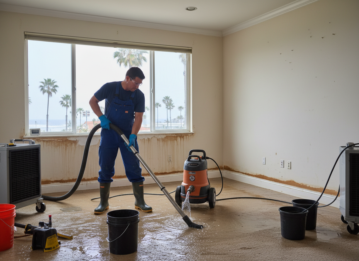 Water Damage Restoration in Long Beach